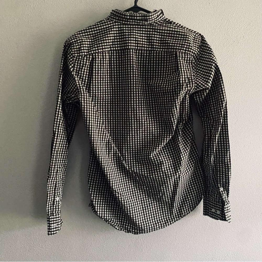 Goodthreads black checkered plaid button down shi… - image 6